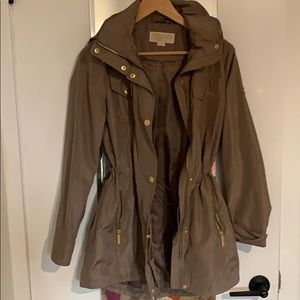 Michael by Michael Kors rain jacket in khaki